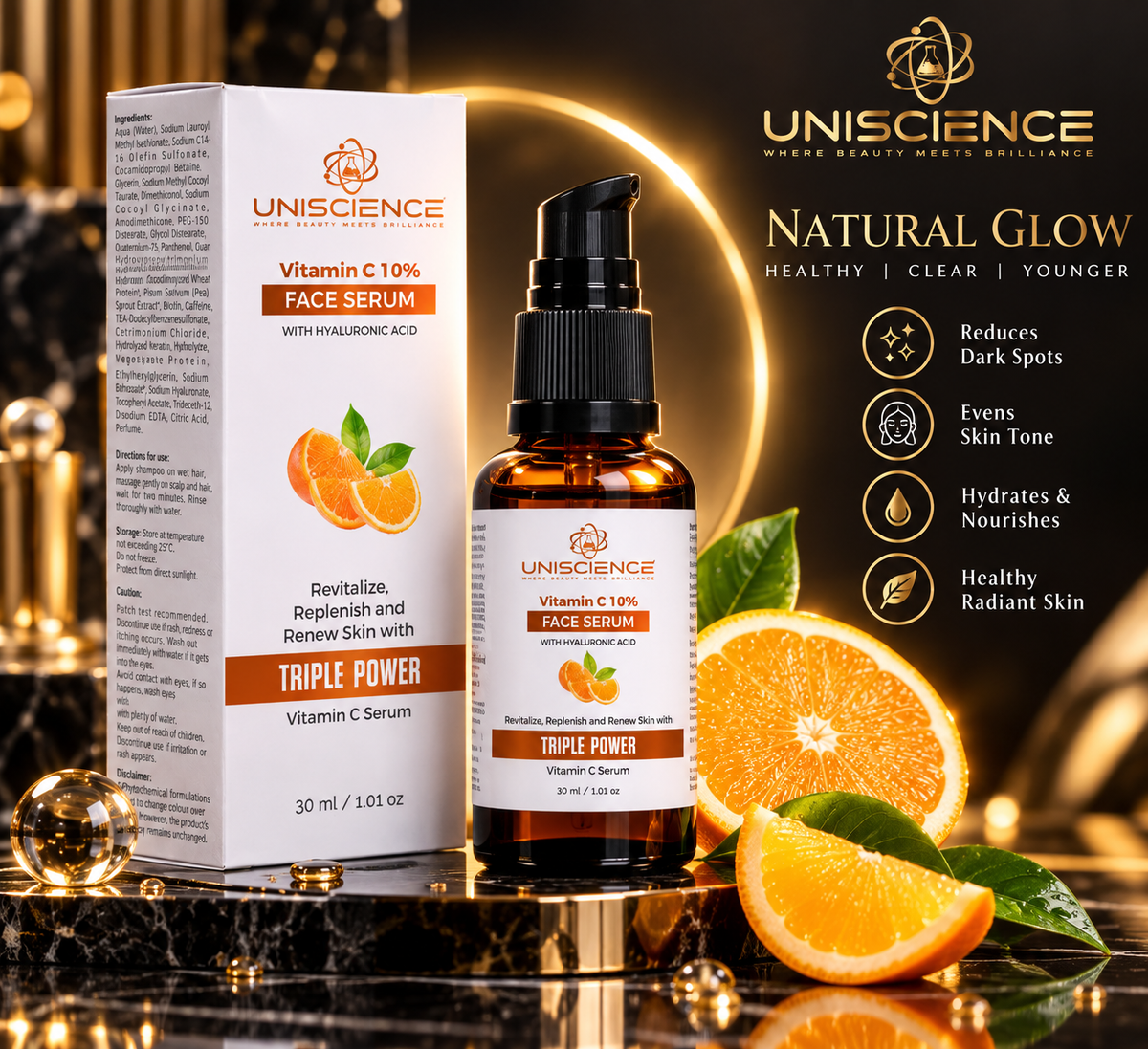 UNISCIENCE Vitamin C 10% Face Serum
